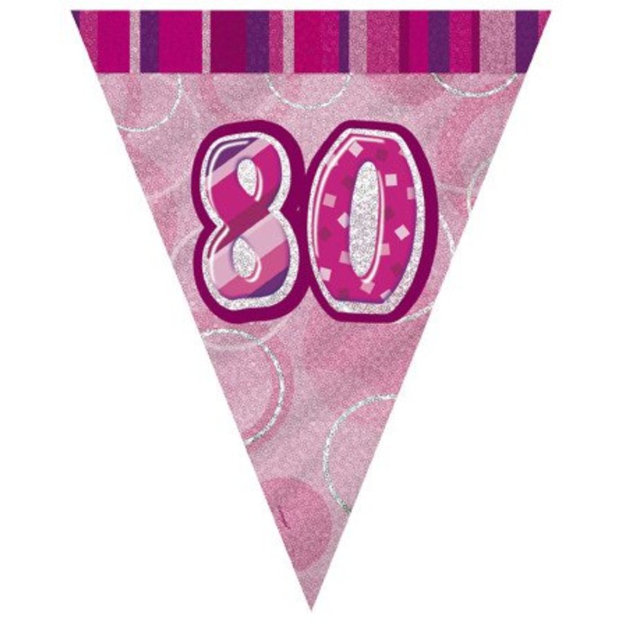 Pink Glitz vlaggenlijn 80-1