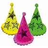 Folat Neon hoedjes - 3 stuks