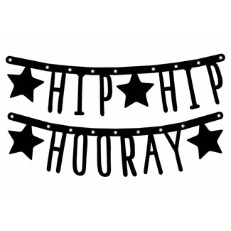 Haza-Witbaard Letterslinger "Hip Hip Hooray"