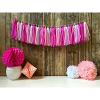 Tassel slinger Pink - 5 meter