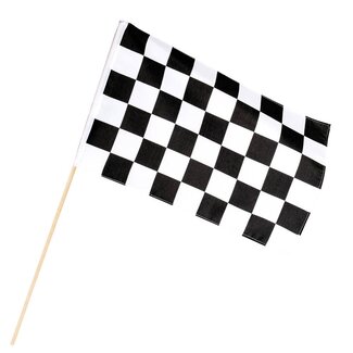 Racing Finish vlag - 30x45cm - stok 60cm