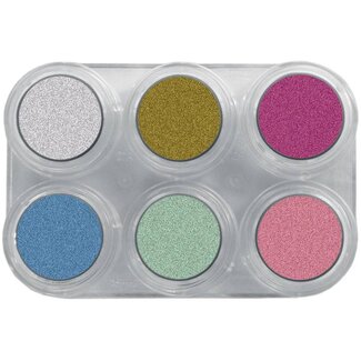 Grimas Palette Pearl Water Make-up - 6 kleuren