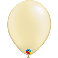 Ballonnen Metallic Ivoor - klein