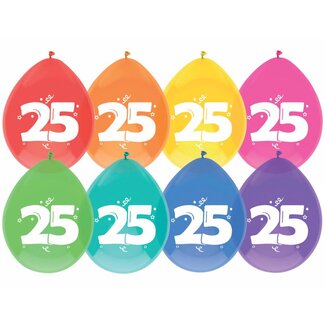 Haza-Witbaard Ballonnen 25 - 30cm - 8 stuks
