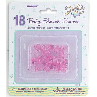 Unique It's a Girl mini speentjes - 18 stuks