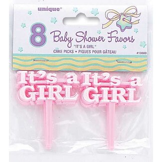 Unique It's a Girl prikkertjes