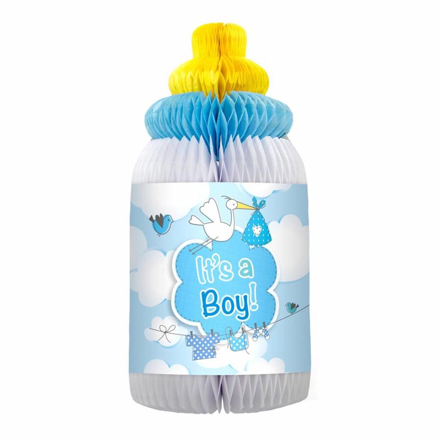 It's a Boy Baby Fles honeycomb-1