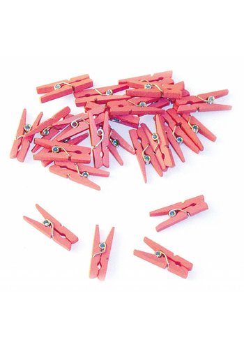 Knijpertjes Licht Roze - 24 stuks 