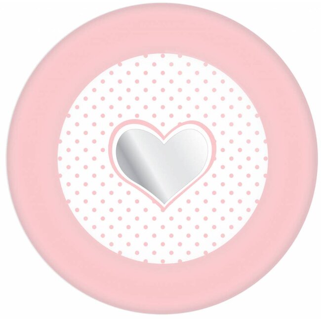 Little Heart Bordjes - 18cm - 8 stuks