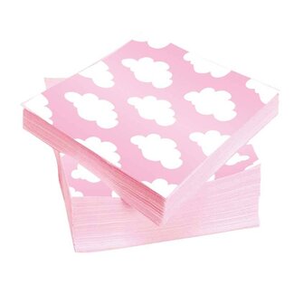 Unique Little heart servetten 25x25cm - 20 stuks
