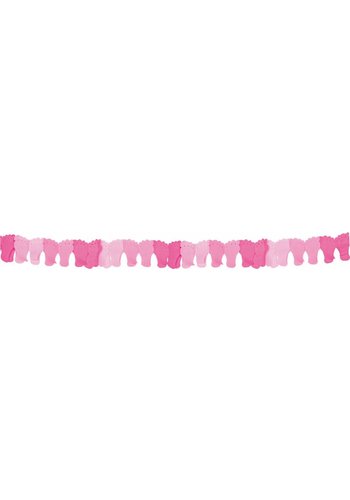Slinger Voetjes roze - 6 meter 