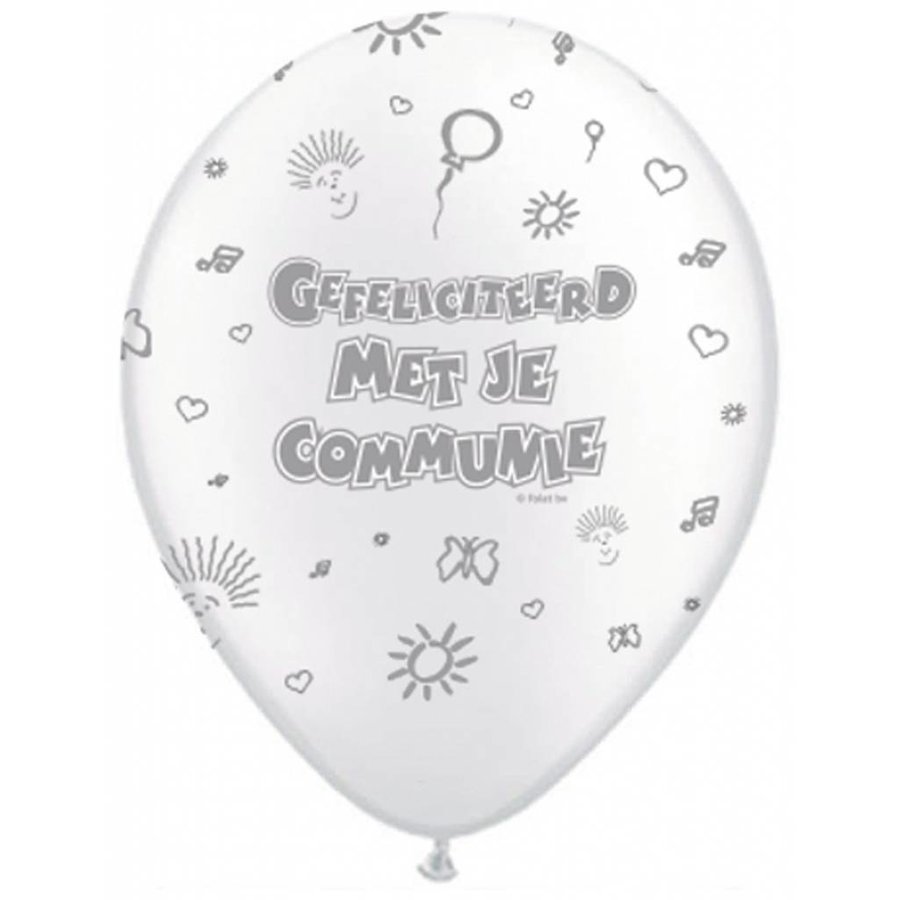 Zachtmoedigheid BES deeltje Communie Ballonnen om met helium te vullen - 8 stuks - Zorg voor Party  online feestartikelen en ballondecoraties