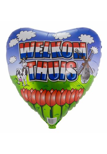 Welkom Thuis folieballon - 45cm 