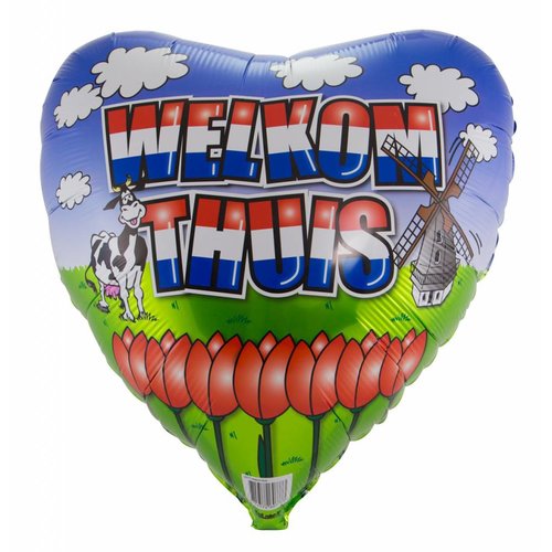 Welkom Thuis folieballon 