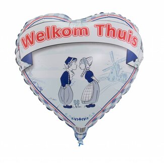 Folatex Folieballon Welkom Thuis Delfsblauw