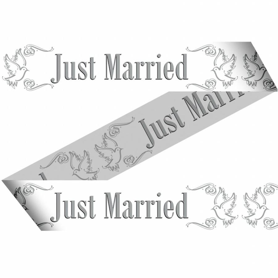 Love Doves Markeerlint Just Married - 15 meter-1