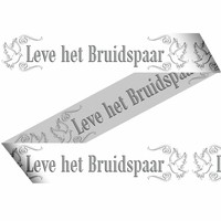 Love Doves Markeerlint Leve het bruidspaar - 15 meter