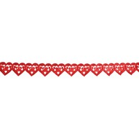 Slinger Hartjes Rood Liefdeskoppel - 6 meter