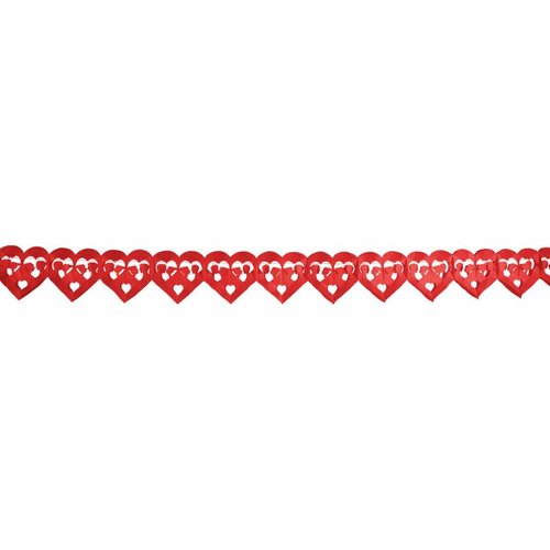 Slinger Hartjes Rood Liefdeskoppel - 6 meter 