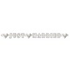 Folat Wedding rings Letterbanner Just Married
