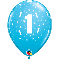 thumb-Helium Ballon 1 jaar (28cm)-2