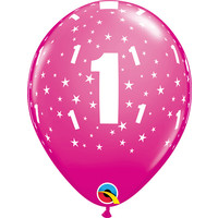 thumb-Helium Ballon 1 jaar (28cm)-4