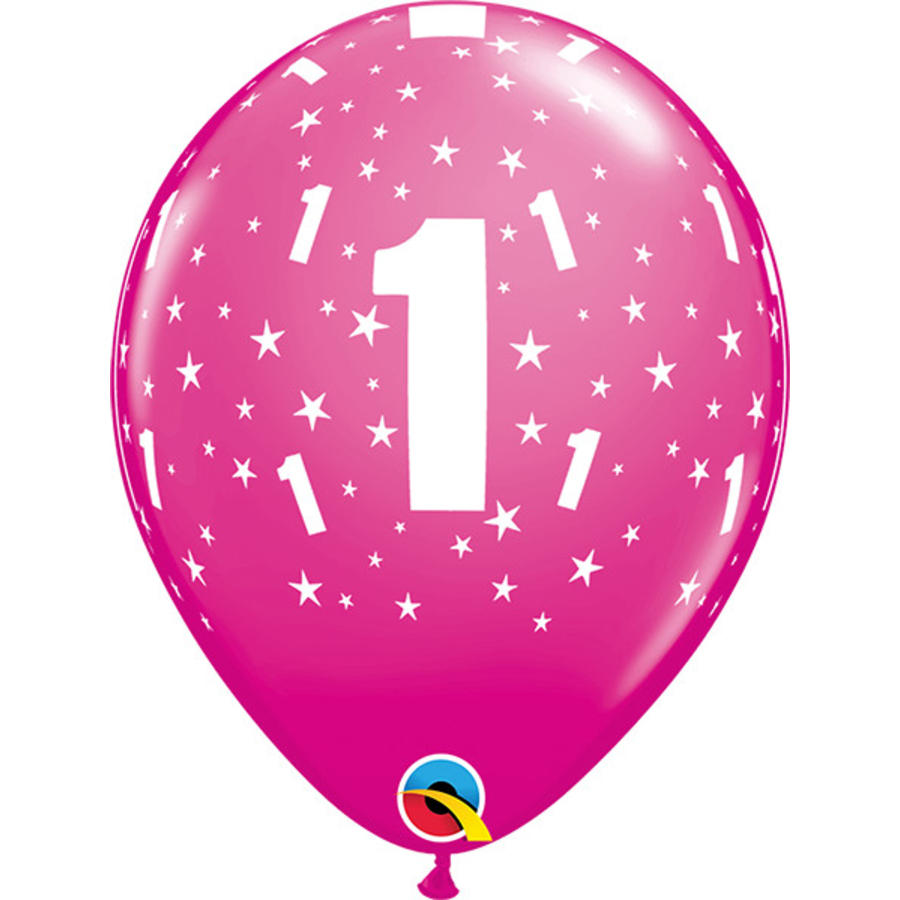 Helium Ballon 1 jaar (28cm)-4