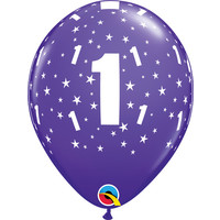 thumb-Helium Ballon 1 jaar (28cm)-6