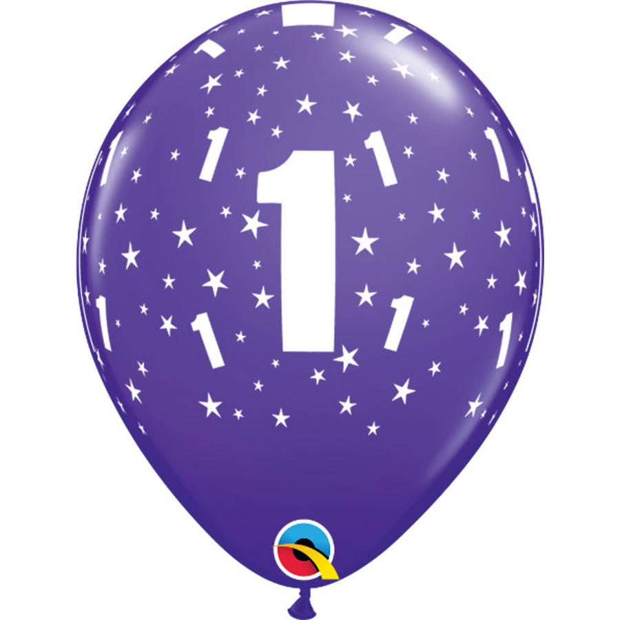 Helium Ballon 1 jaar (28cm)-6