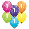 Qualatex Helium Ballon 1 jaar (28cm)