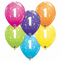 thumb-Helium Ballon 1 jaar (28cm)-1