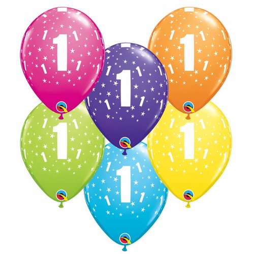 Helium Ballon 1 jaar (28cm) 