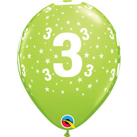 thumb-Helium Ballon 3 jaar (28cm)-5