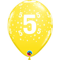 thumb-Helium Ballon 5 jaar (28cm)-3