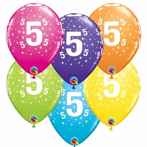 Helium Ballon 5 jaar (28cm) 