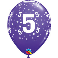 thumb-Helium Ballon 5 jaar (28cm)-5