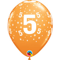 thumb-Helium Ballon 5 jaar (28cm)-6