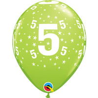 thumb-Helium Ballon 5 jaar (28cm)-7