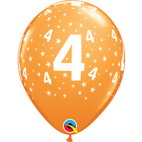 thumb-Helium Ballon 4 jaar (28cm)-2