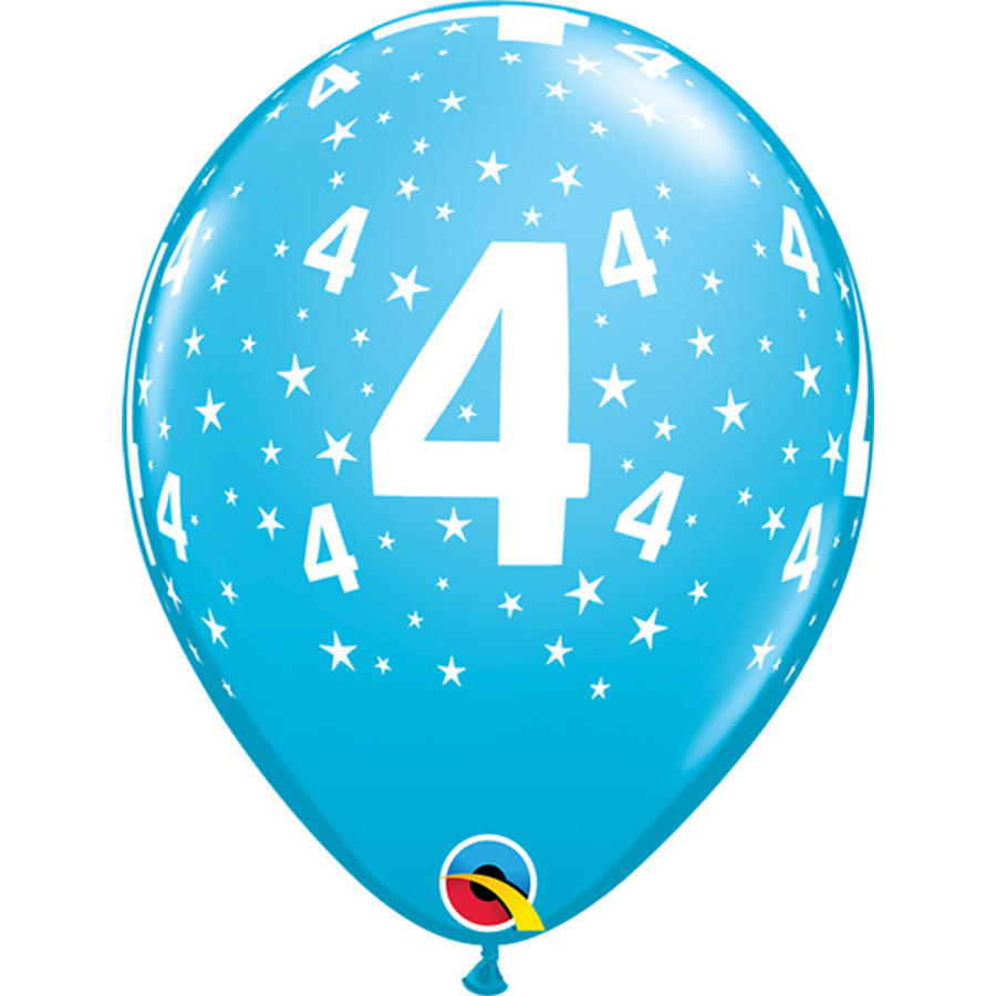 Helium Ballon 4 jaar (28cm)-4