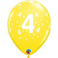 thumb-Helium Ballon 4 jaar (28cm)-6