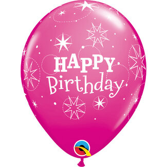Qualatex Heliumballon HB Sparkle - Wild Berry (28cm)