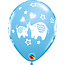 Qualatex Helium Ballon It's A Boy Olifantjes (28cm)