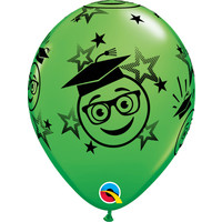 thumb-Helium Ballon Graduation Smileys - 5 kleuren (28cm)-3