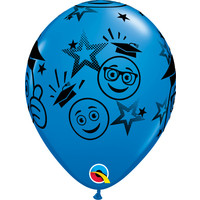 thumb-Helium Ballon Graduation Smileys - 5 kleuren (28cm)-5