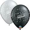 Helium Ballon Congratulations Graduate - 2 kleuren (28cm)