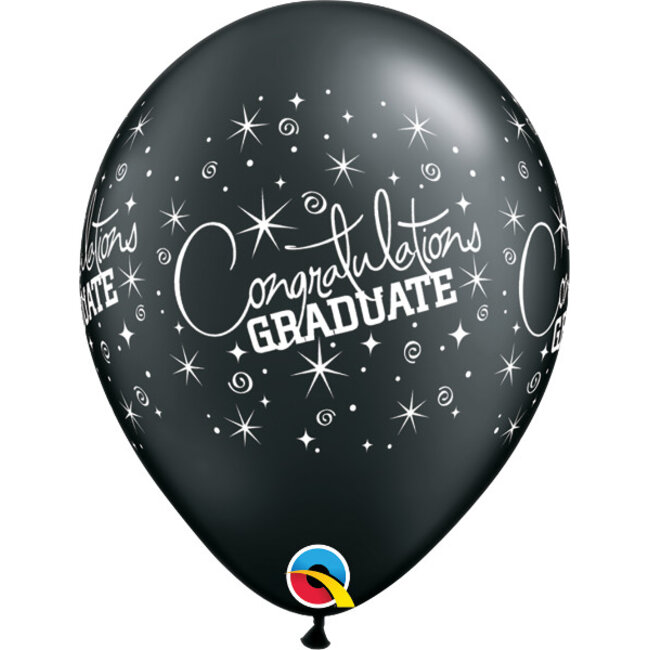 Helium Ballon Congratulations Graduate - 2 kleuren (28cm)