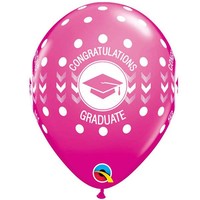 Helium Ballon Graduate Pink (28cm)