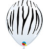 Qualatex Helium Ballon Zebra Print (28cm)