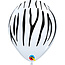 Qualatex Helium Ballon Zebra Print (28cm)